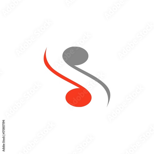 letter S music logo