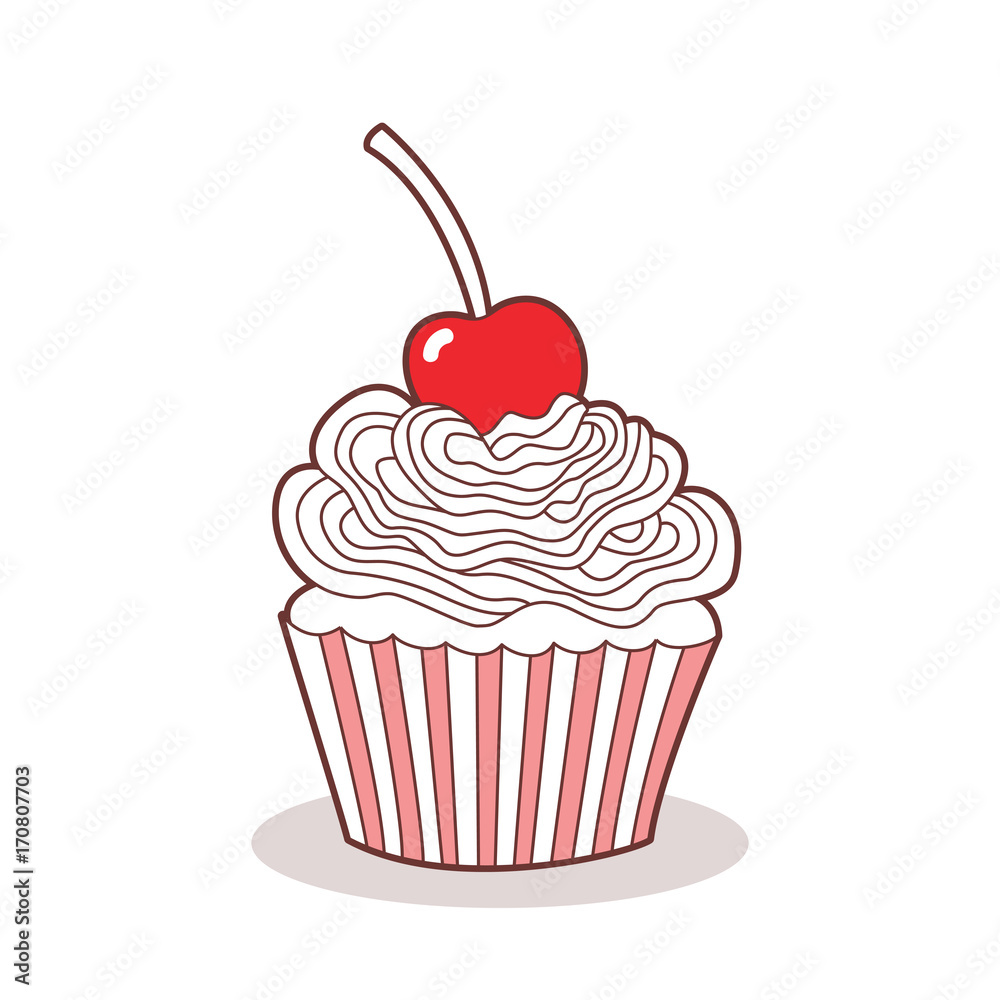 Icon cupcake. Icon cupcake.