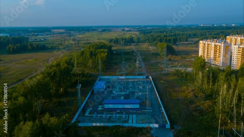 Полет над электростанцией