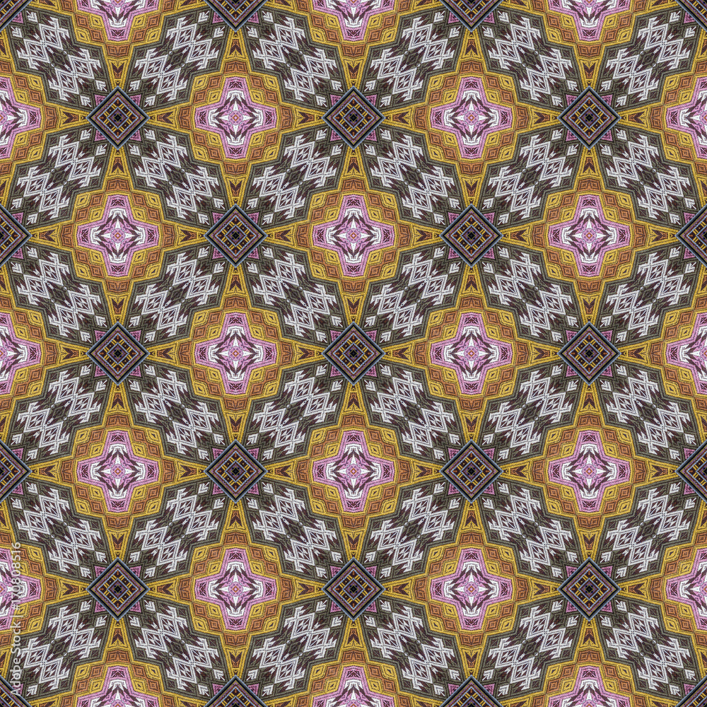 Abstract kaleidoscope or endless pattern.