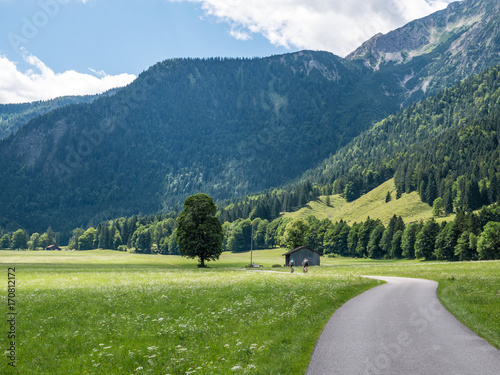 The landscape of mountain in Tyrol, Bavaria photo