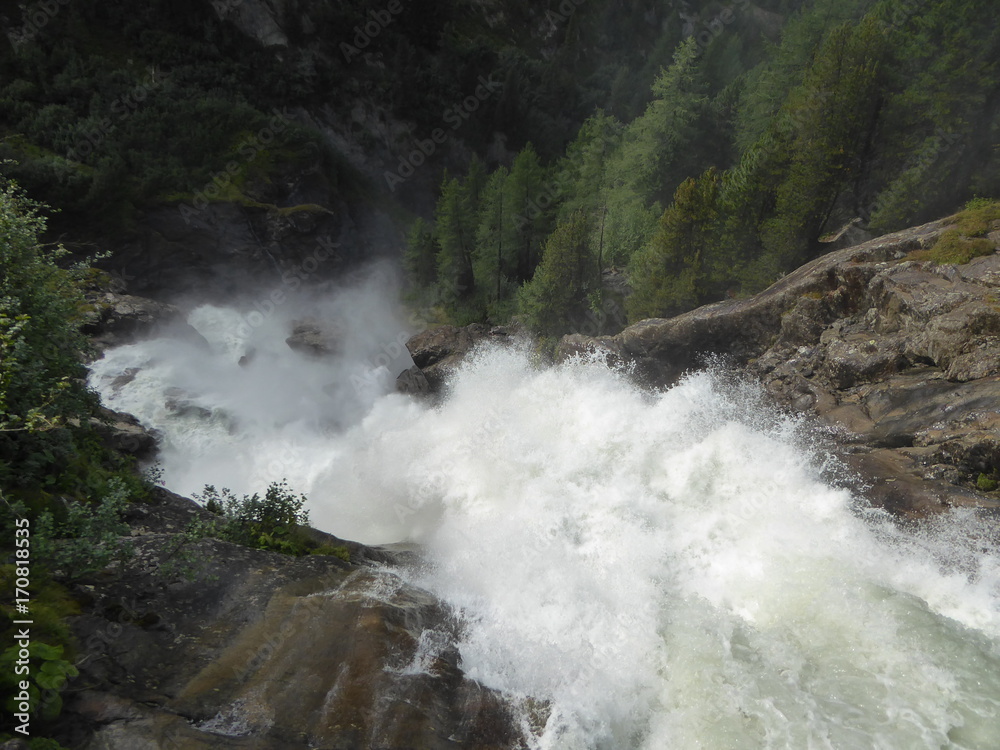 cascades du Ruitor, La Thuile, Italie cascades du Ruitor, La Thuile, Italie