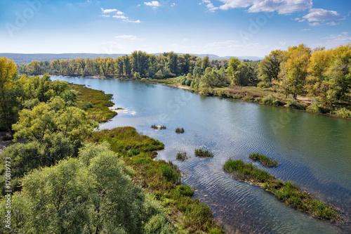 Fototapeta Naklejka Na Ścianę i Meble -  River valley in the countryside
