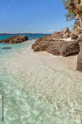 Small rocky beach photo