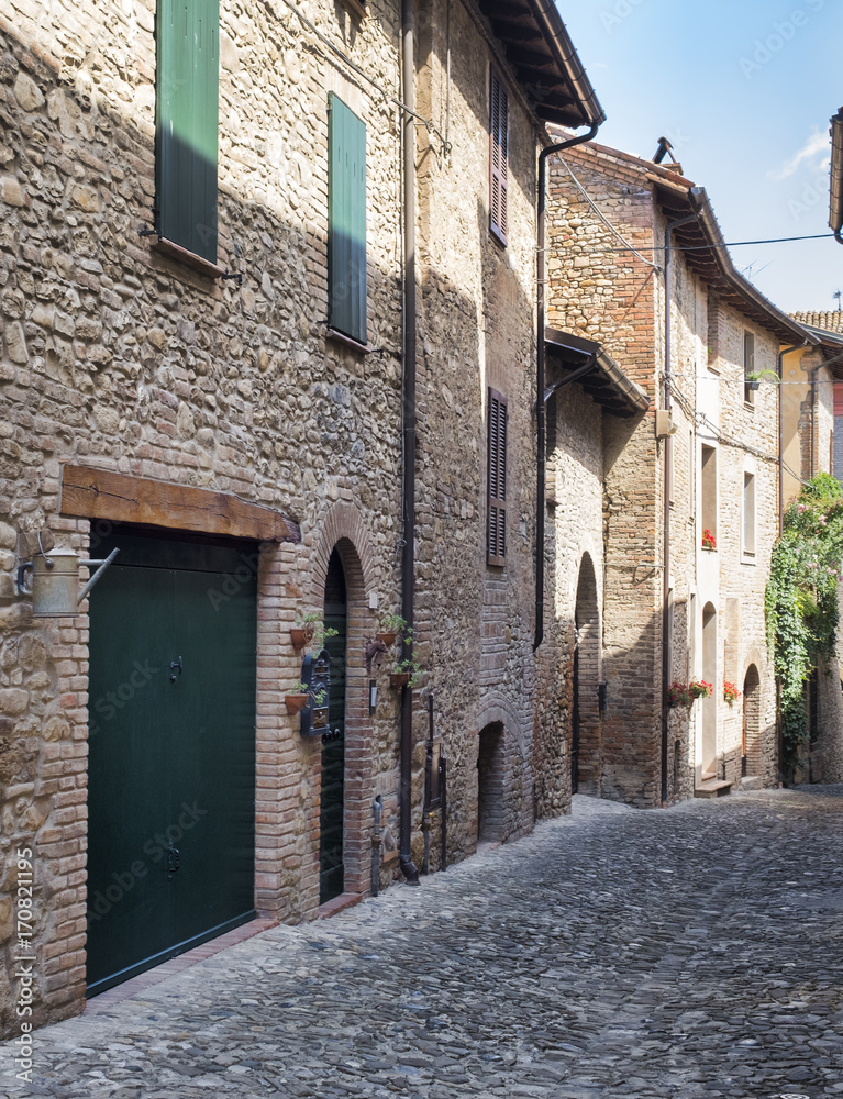 Castell'Arquato (Piacenza, Italy), historic city Castell'Arquato (Piacenza, Italy), historic city