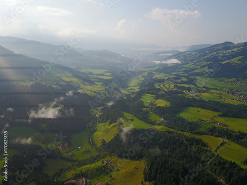 Alpen aus der Luft