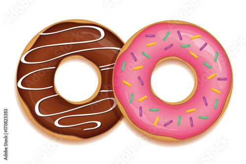 zwei leckere donuts