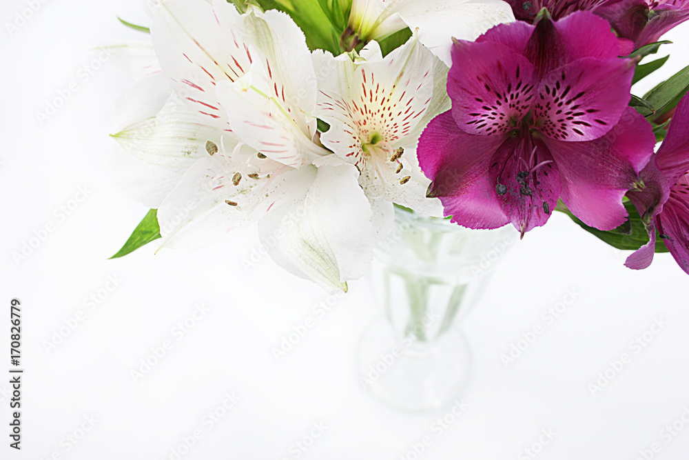 bouquet of alstroemeria bouquet of alstroemeria