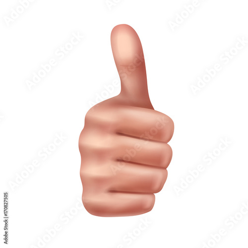 Gesture thumbs up