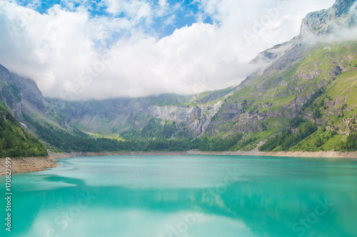 Lake of Tseuzier, Valais, Switzerland