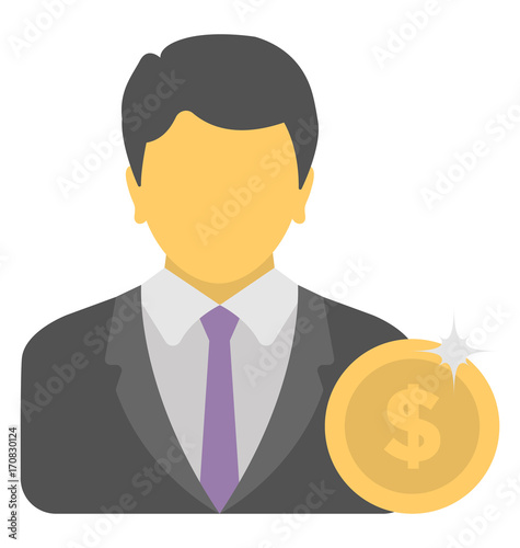 Investor Vector Icon
