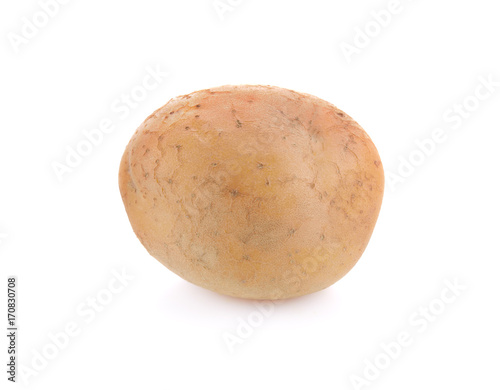  potatoes  isolated on white background