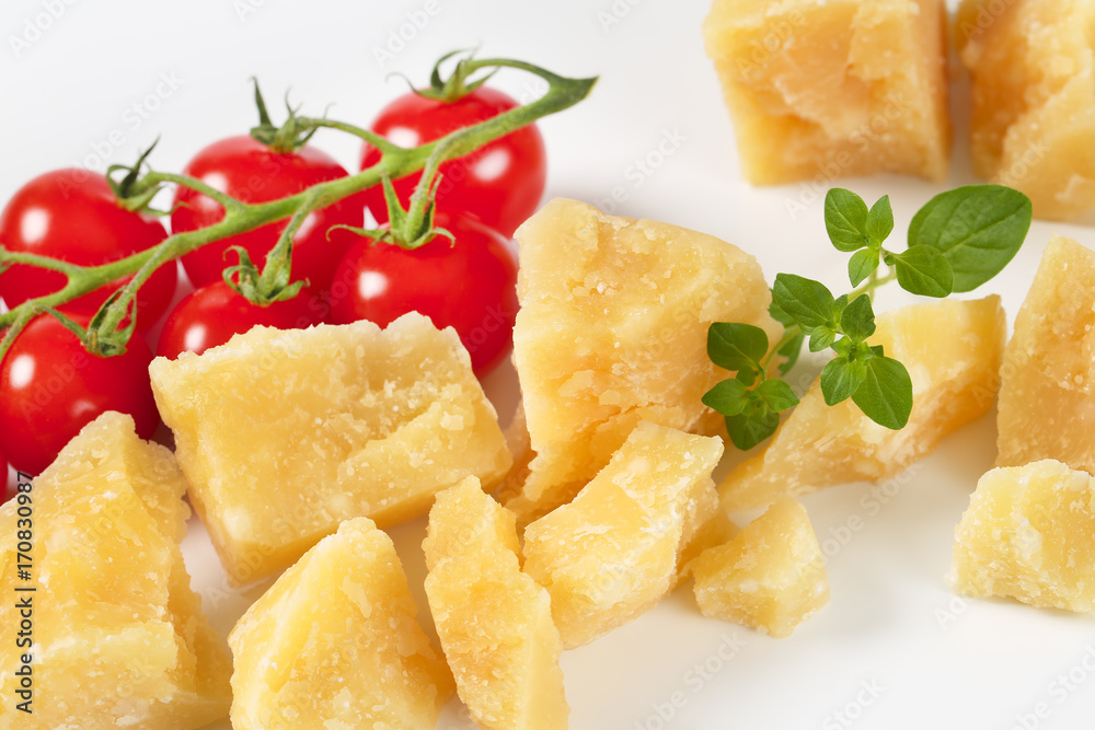 parmesan cheese and cherry tomatoes parmesan cheese and cherry tomatoes