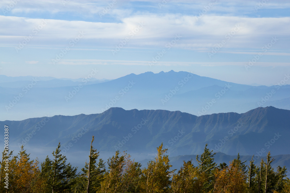 Japanese Mountain Layers Japanese Mountain Layers