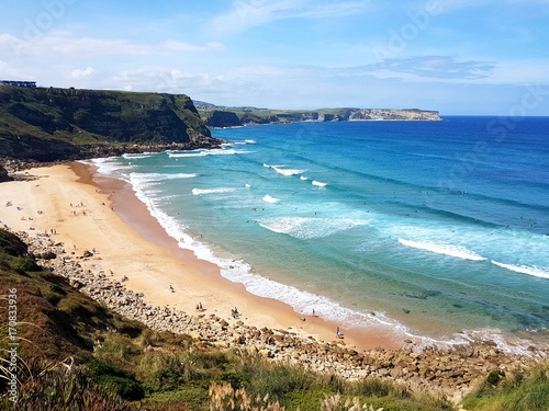 Playa de los locos Suances Cantabria photo