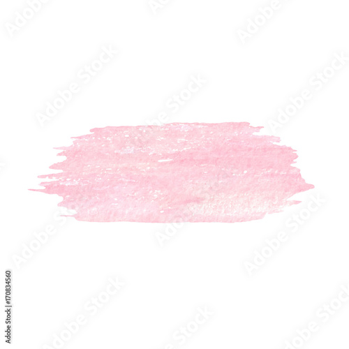 Vector hand painted delicate pink texture isolated on the white background. Usable for cards, wedding invitations and other designs.