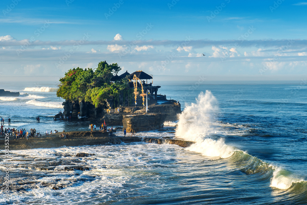 Tanah Lot Temple in Bali Island Indonesia.