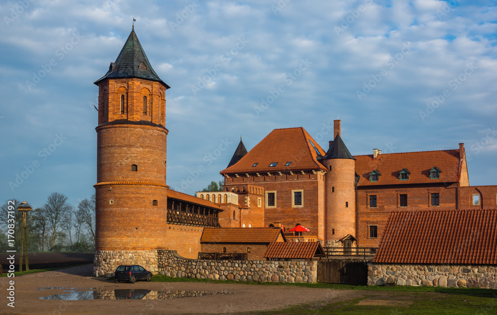 Castle in Tykocin town, Podlasie, Poland