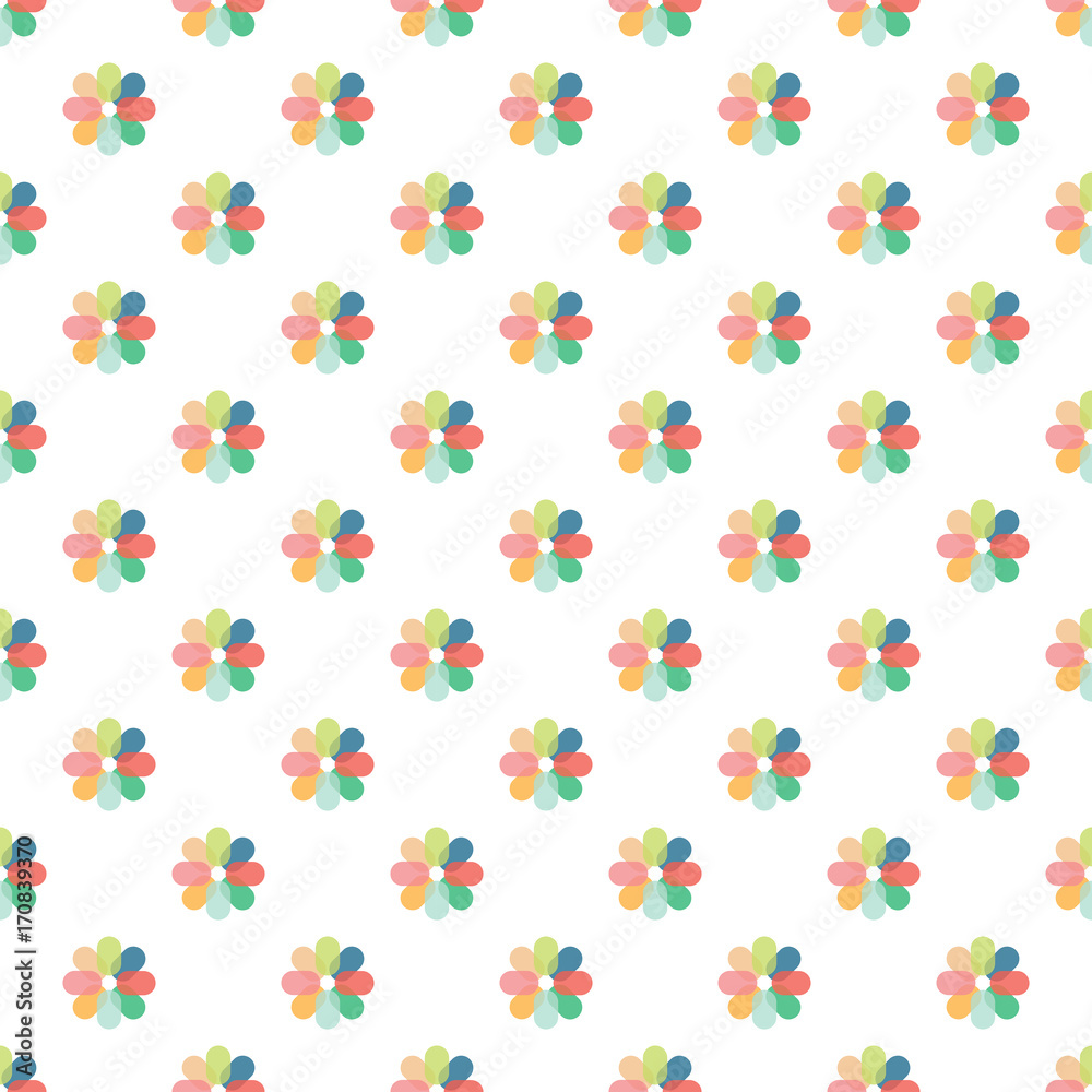 Pattern background color of vector and colorful of abstract background texture, pattern background that create by flower petals
