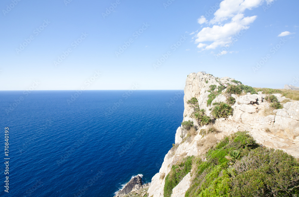 Cap de Formentor - beautiful coast of Majorca, Spain - Europe.