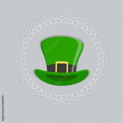 Patrick�s Day Leprechaun Hat Vector photo