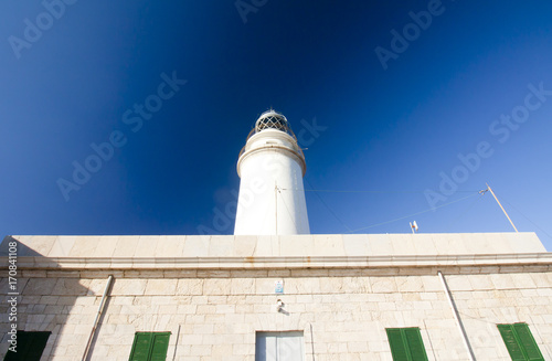 Lighthouse on Cap de Formentor on island Majorca, Balaeric Islands, Spain. photo