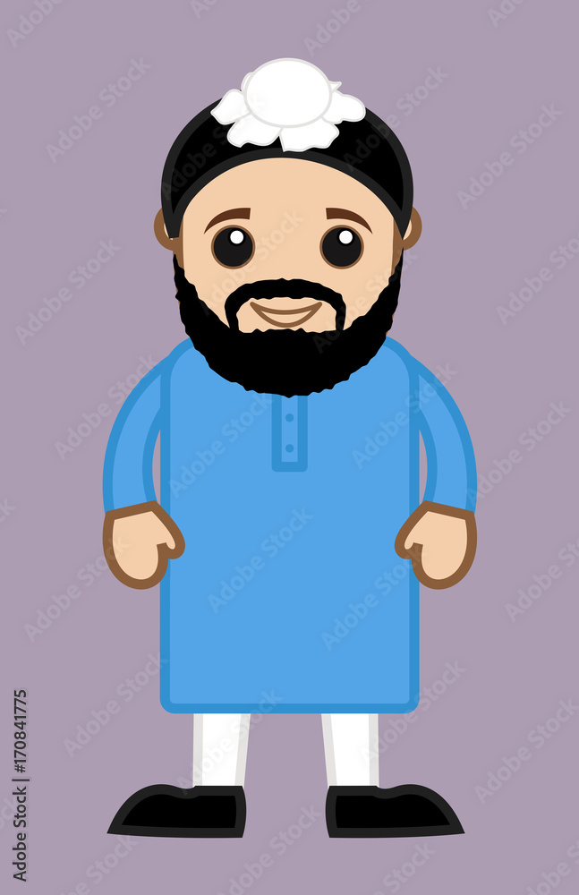 Happy Sardar Cartoon Character