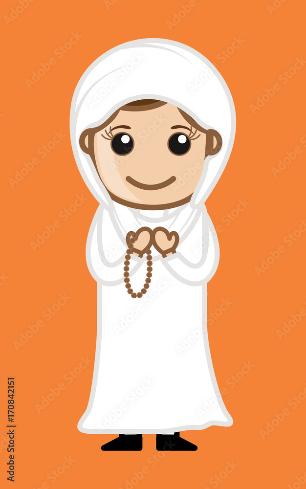 Happy Punjabi Woman Praying Happy Punjabi Woman Praying