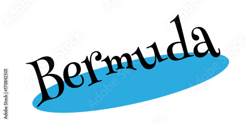 Bermuda rubber stamp. Grunge design with dust scratches. Effects can be easily removed for a clean, crisp look. Color is easily changed.