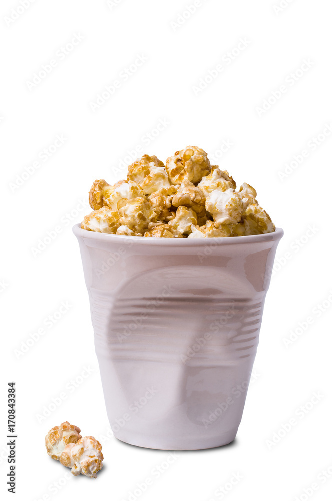 Popcorn with caramel taste