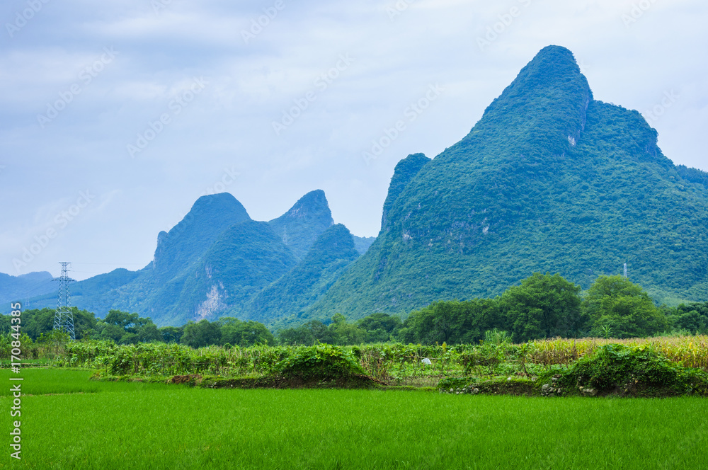 Beautiful countryside scenery in autumn Beautiful countryside scenery in autumn
