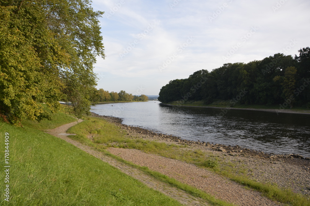 Die Elbe bei Pillnitz