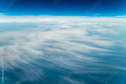 Flying Through Beautiful Landscape Of Earth Clouds