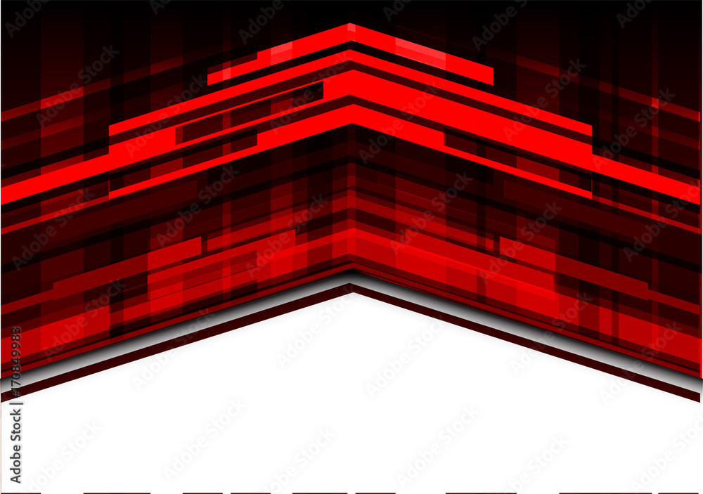 Abstract red arrow white blank space design modern futuristic creative graphic background vector illustration. Abstract red arrow white blank space design modern futuristic creative graphic background vector illustration.