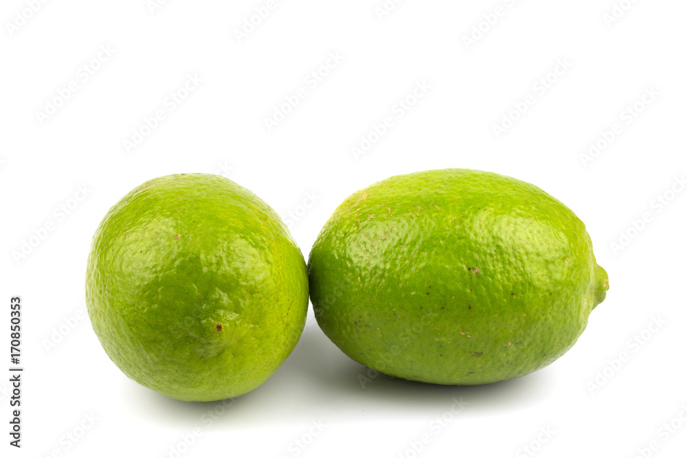 Lime isolated on white background Lime isolated on white background