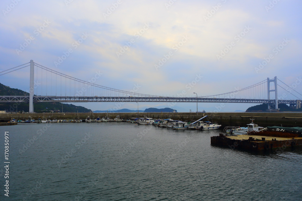 Naklejka premium 瀬戸大橋