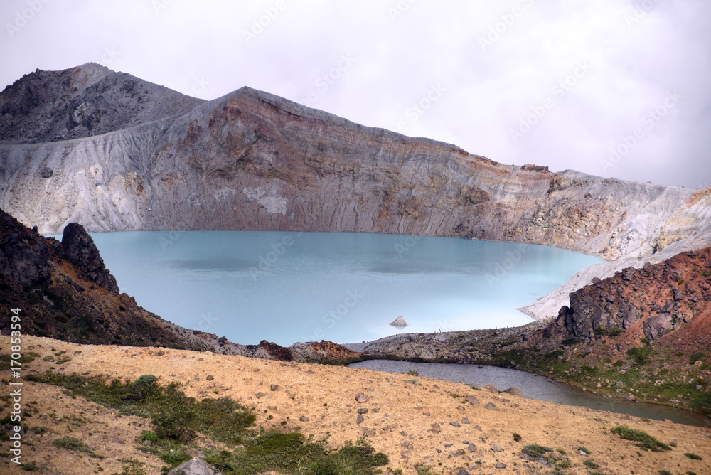 a crater lake