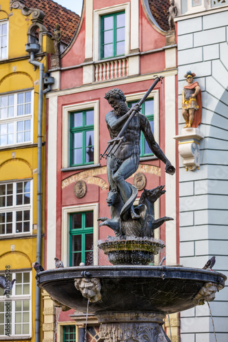 Neptunbrunnen in Danzig