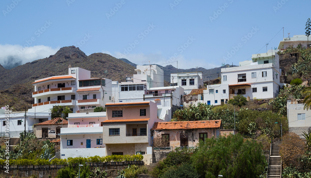 Tenerife. Spain. Small village Igueste in north of the Tenerife Island. Canary islands