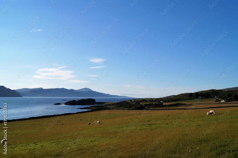 Raasay is an island located between Scotland and the Isle of Skye.