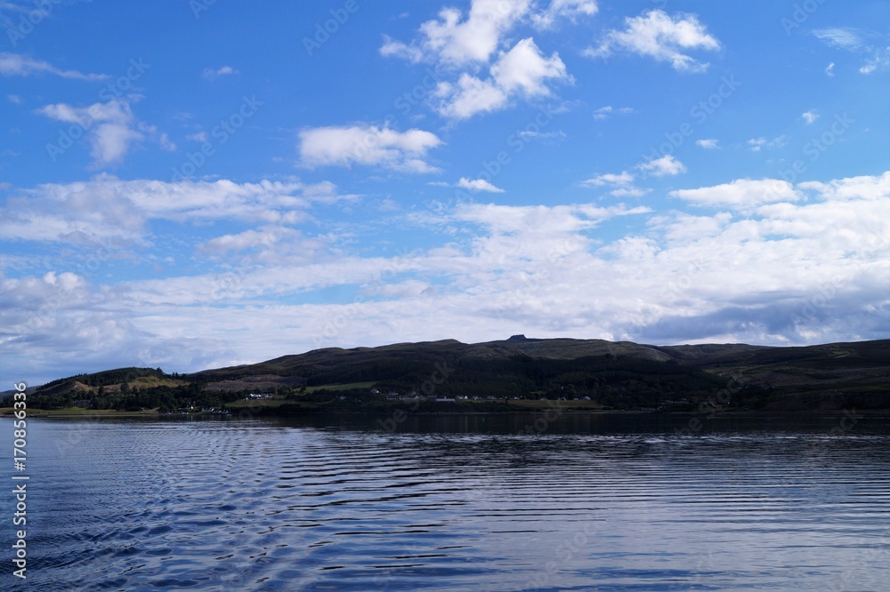 Raasay is an island located between Scotland and the Isle of Skye.