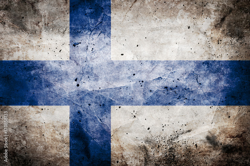 Finland flag Fototapet