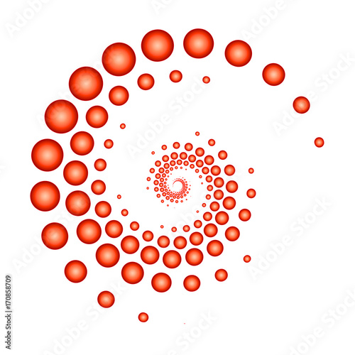 Spirale rot