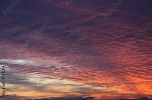 Sunset and clouds style