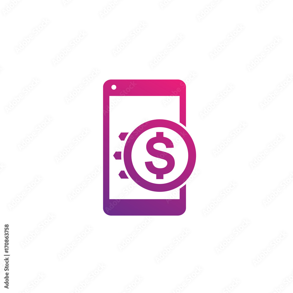 money transfer icon, mobile payment vector sign on white money transfer icon, mobile payment vector sign on white