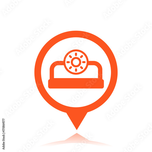 solarium icon on mark
