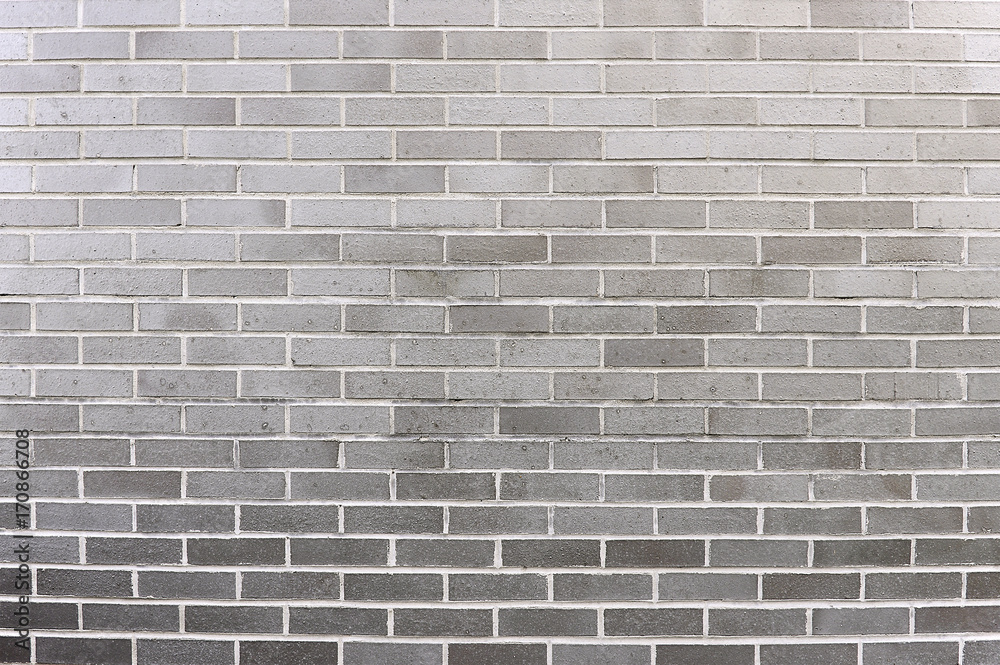 Obraz premium Old grey brick wall background