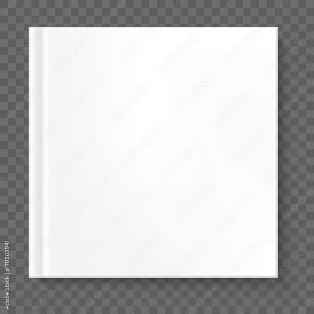Square book cover isolated. EPS 10 vector Square book cover isolated. EPS 10 vector