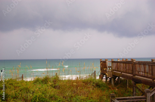 East coast beach just before a storm   © jessicakirsh