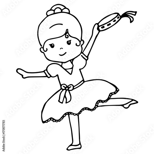 Kleine Ballerina Vektor 4